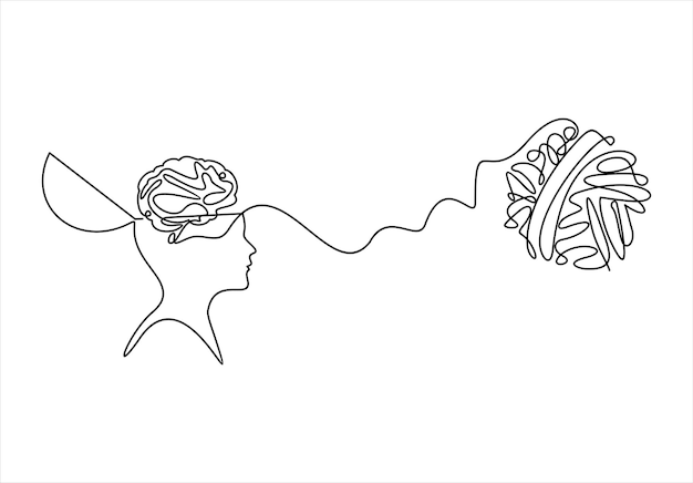 Concepto de problemas de salud mental de las personas