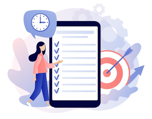 Concepto de productividad. Disciplina, gestión del tiempo, desempeño de los empleados y autoorganización.