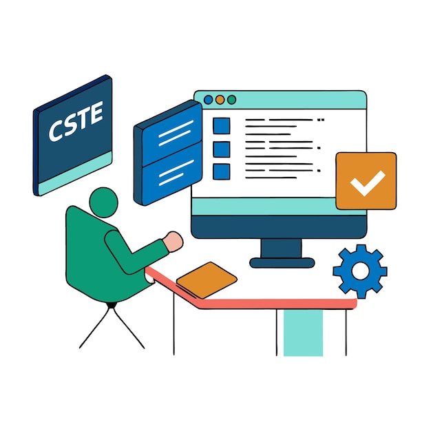 Concepto de programación codificación de JavaScript programación Ilustración