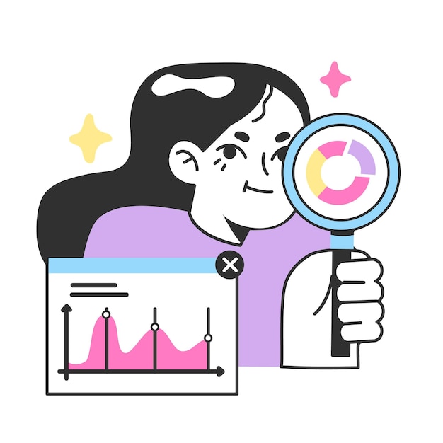 Concepto de promoción digital Sitio web de SMM o anuncio de marca