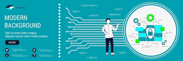 Concepto de protección de datos de seguridad de la información del cortafuegos de Internet