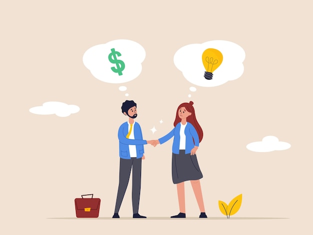 Concepto de puesta en marcha Lanzamiento de proyectos de capital de riesgo para financiación o inversión de capital de riesgo