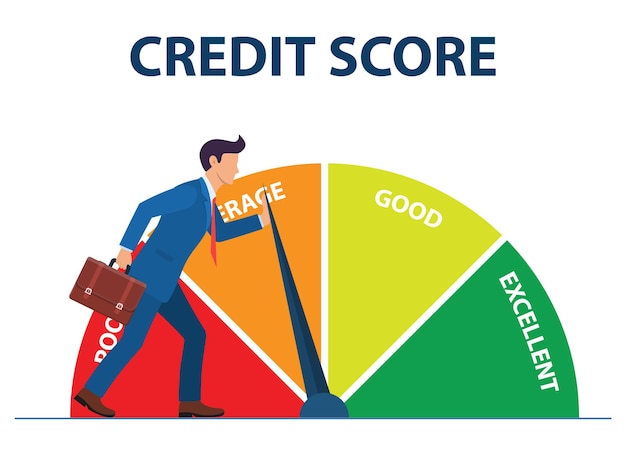 Concepto de puntaje de crédito