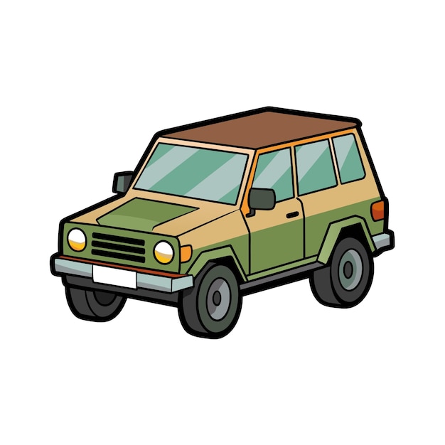 Concepto realista de ilustración vectorial de vehículos de automóviles
