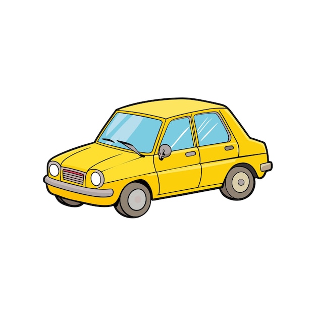 Concepto realista de ilustración vectorial de vehículos de automóviles