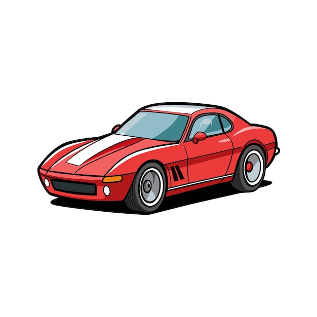 Concepto realista de ilustración vectorial de vehículos de automóviles