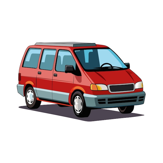 Concepto realista de ilustración vectorial de vehículos de automóviles