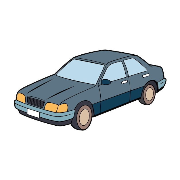 Concepto realista de ilustración vectorial de vehículos de automóviles