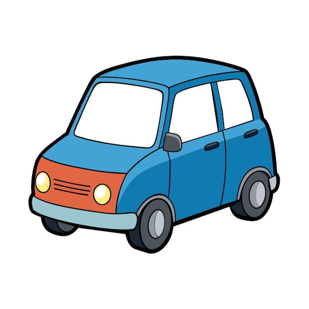Concepto realista de ilustración vectorial de vehículos de automóviles