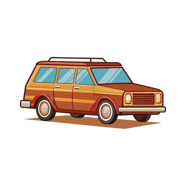 Concepto realista de ilustración vectorial de vehículos de automóviles