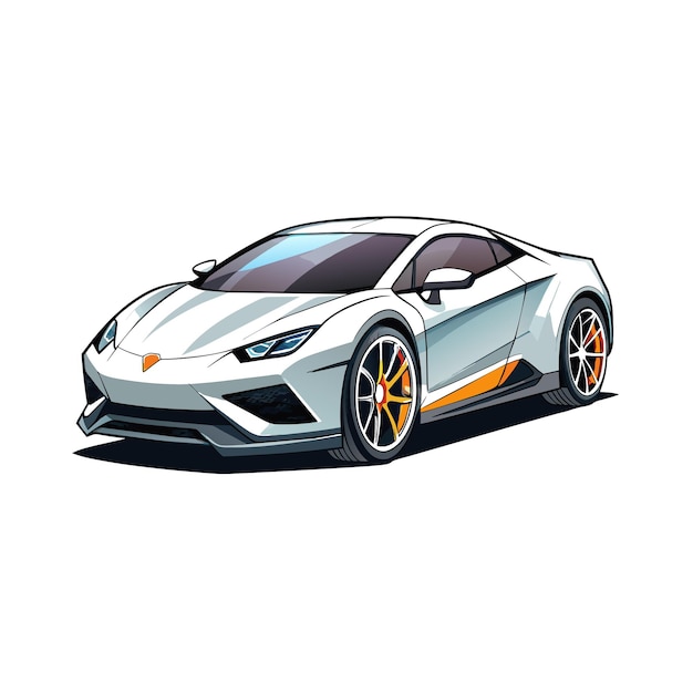 Concepto realista de ilustración vectorial de vehículos de automóviles