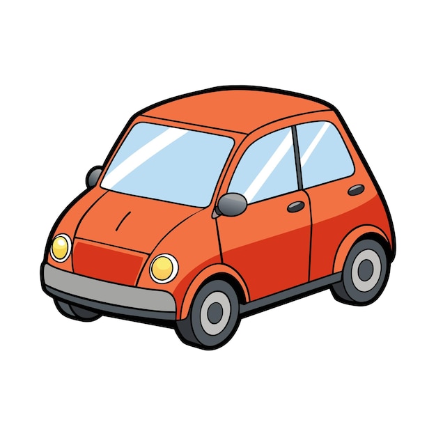 Concepto realista de ilustración vectorial de vehículos de automóviles