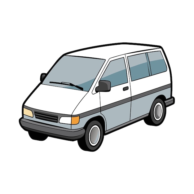 Concepto realista de ilustración vectorial de vehículos de automóviles
