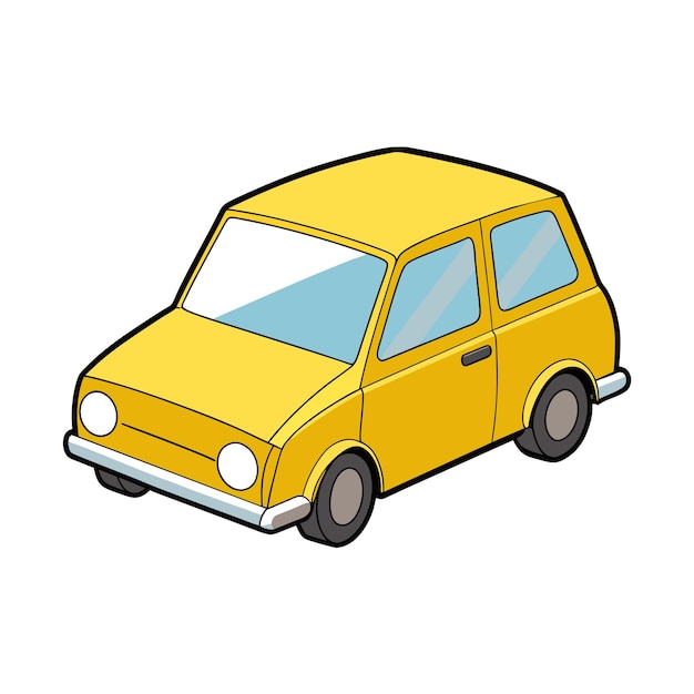 Concepto realista de ilustración vectorial de vehículos de automóviles