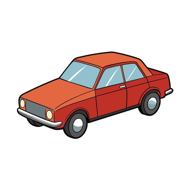 Concepto realista de ilustración vectorial de vehículos de automóviles