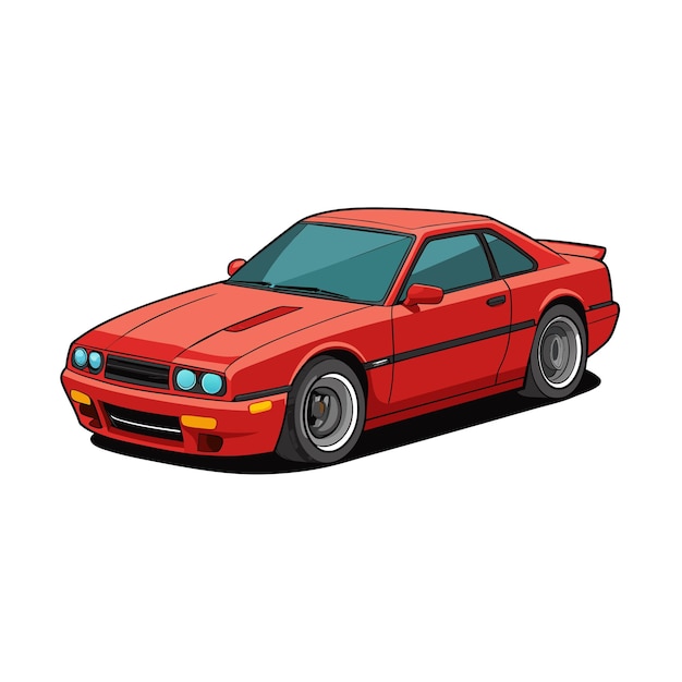 Concepto realista de ilustración vectorial de vehículos de automóviles