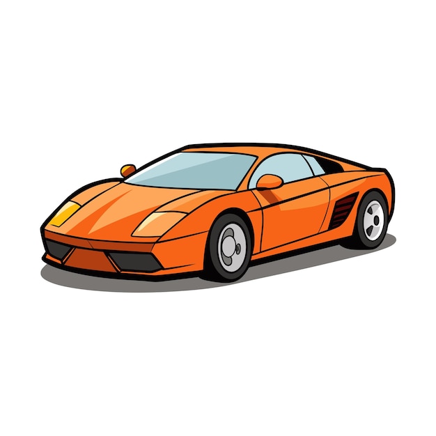 Concepto realista de ilustración vectorial de vehículos de automóviles