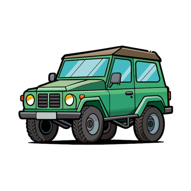 Concepto realista de ilustración vectorial de vehículos de automóviles