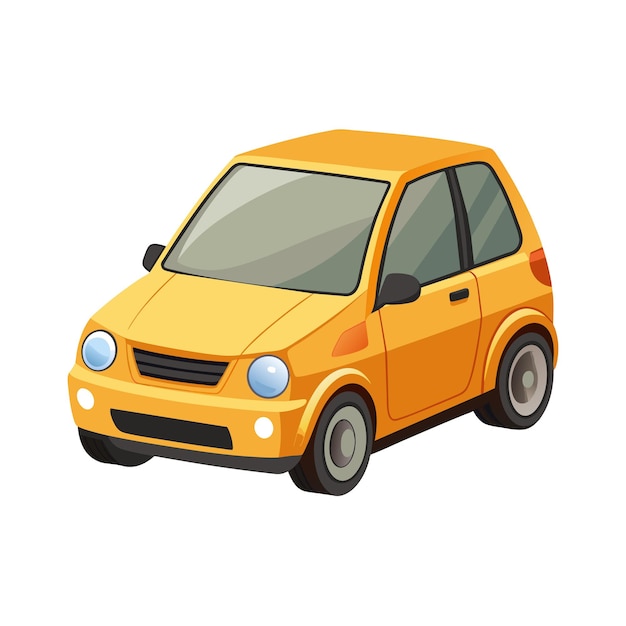 Concepto realista de ilustración vectorial de vehículos de automóviles