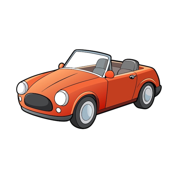 Concepto realista de ilustración vectorial de vehículos de automóviles
