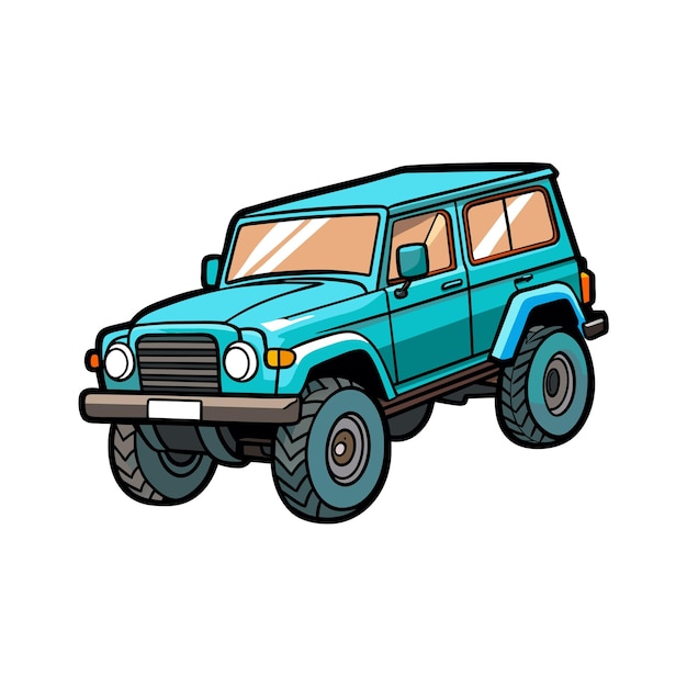 Concepto realista de ilustración vectorial de vehículos de automóviles