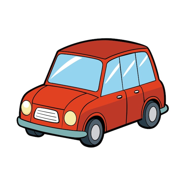 Concepto realista de ilustración vectorial de vehículos de automóviles