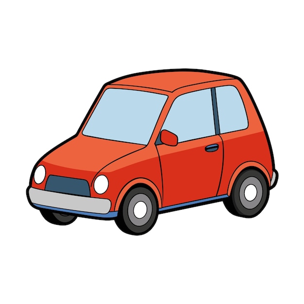 Concepto realista de ilustración vectorial de vehículos de automóviles