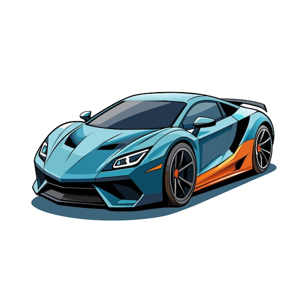 Concepto realista de ilustración vectorial de vehículos de automóviles