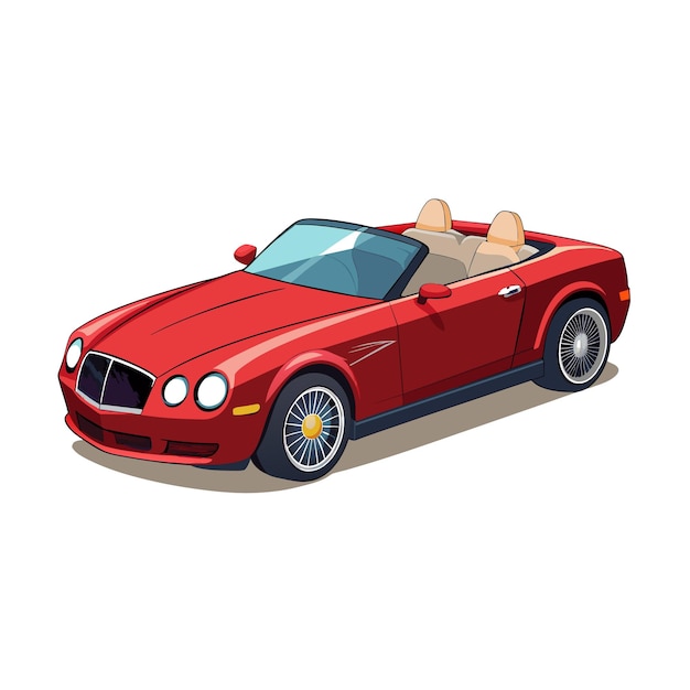 Concepto realista de ilustración vectorial de vehículos de automóviles