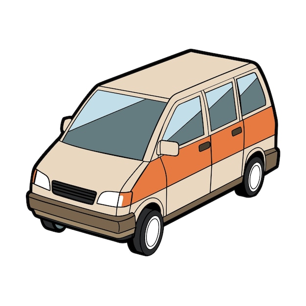 Concepto realista de ilustración vectorial de vehículos de automóviles