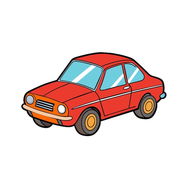 Concepto realista de ilustración vectorial de vehículos de automóviles