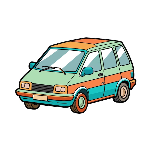 Concepto realista de ilustración vectorial de vehículos de automóviles