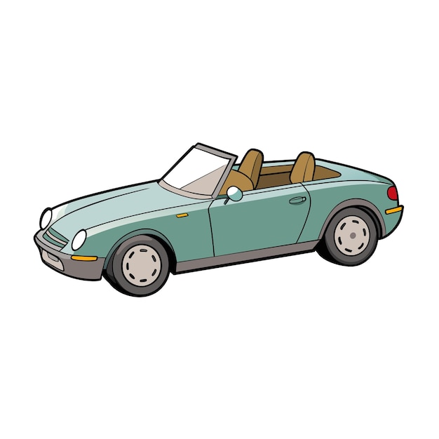 Concepto realista de ilustración vectorial de vehículos de automóviles