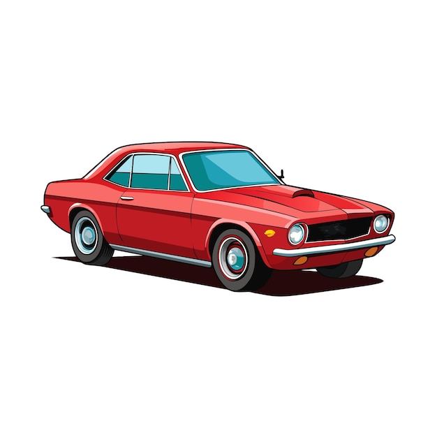 Concepto realista de ilustración vectorial de vehículos de automóviles