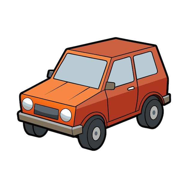 Concepto realista de ilustración vectorial de vehículos de automóviles
