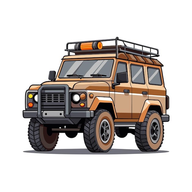 Concepto realista de ilustración vectorial de vehículos de automóviles