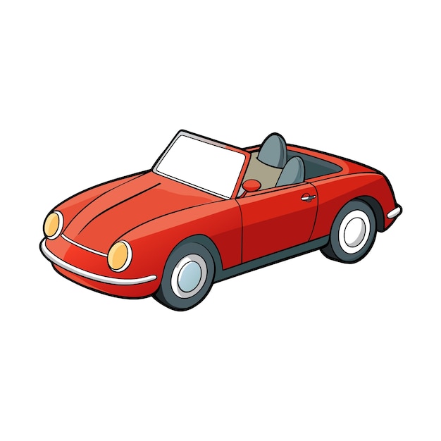 Concepto realista de ilustración vectorial de vehículos de automóviles