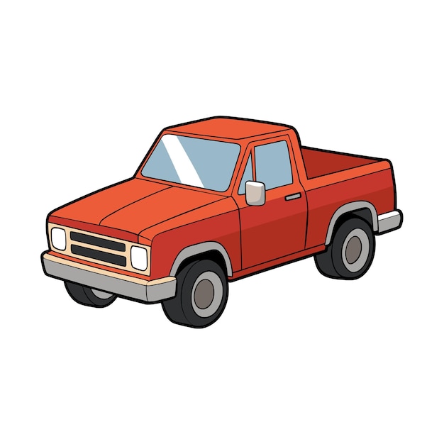 Concepto realista de ilustración vectorial de vehículos de automóviles
