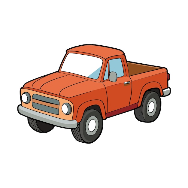 Concepto realista de ilustración vectorial de vehículos de automóviles