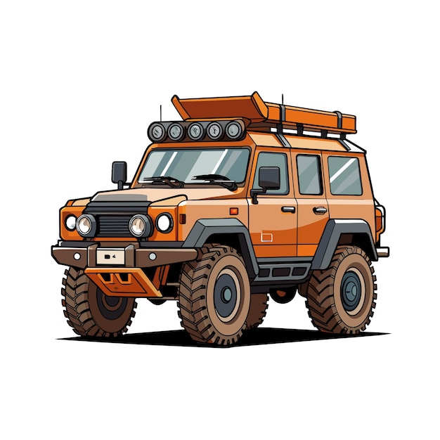Concepto realista de ilustración vectorial de vehículos de automóviles