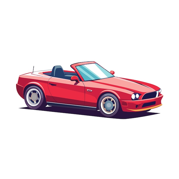 Concepto realista de ilustración vectorial de vehículos de automóviles
