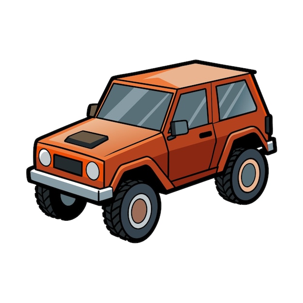 Concepto realista de ilustración vectorial de vehículos de automóviles