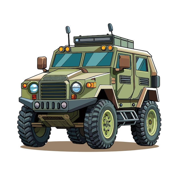 Concepto realista de ilustración vectorial de vehículos de automóviles