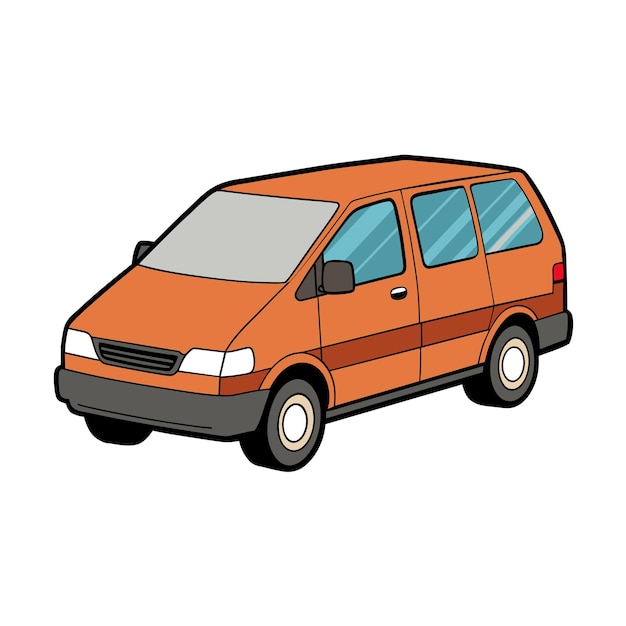 Concepto realista de ilustración vectorial de vehículos de automóviles
