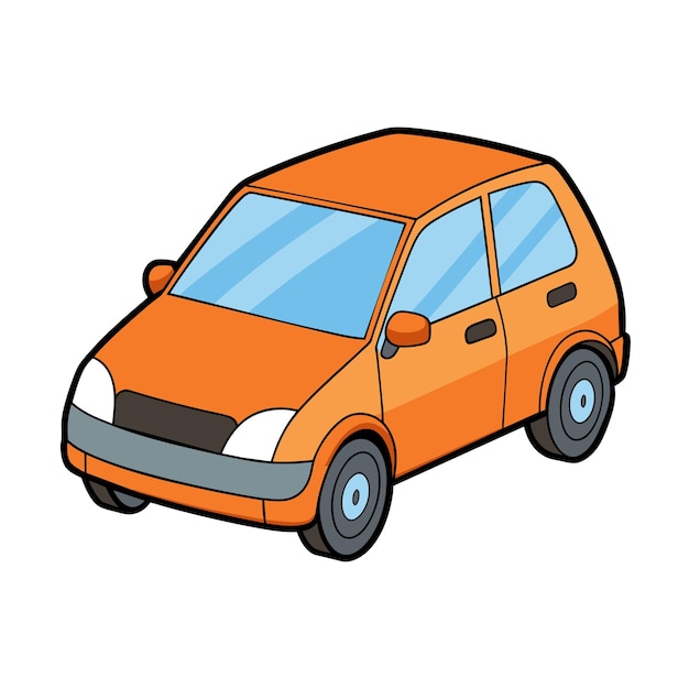 Concepto realista de ilustración vectorial de vehículos de automóviles
