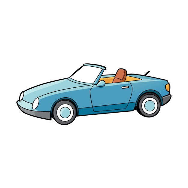 Concepto realista de ilustración vectorial de vehículos de automóviles