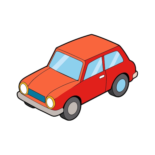 Concepto realista de ilustración vectorial de vehículos de automóviles