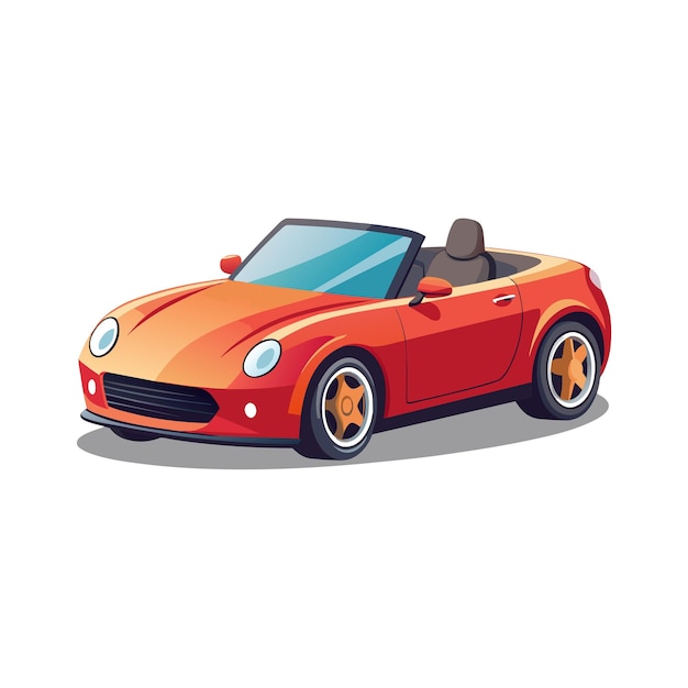 Concepto realista de ilustración vectorial de vehículos de automóviles
