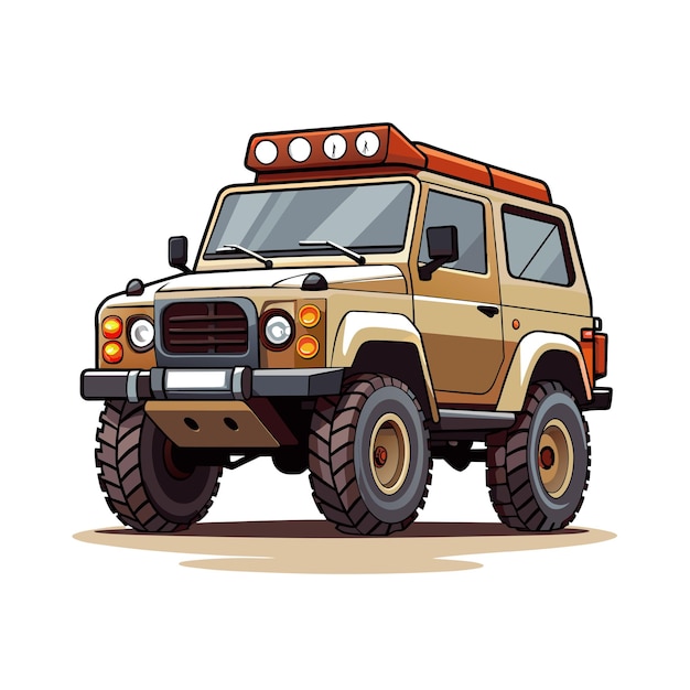 Concepto realista de ilustración vectorial de vehículos de automóviles