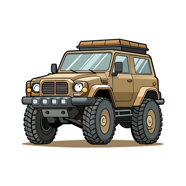 Concepto realista de ilustración vectorial de vehículos de automóviles